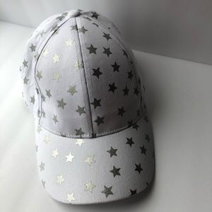 Trendy Star Hat Silver Foil Stars